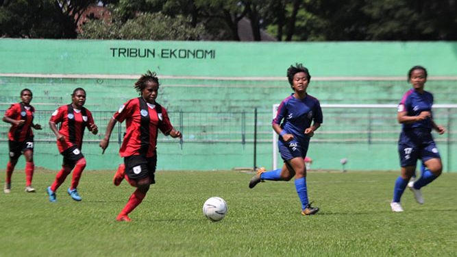 Persipura Putri Lumpuhkan Arema FC 3-0
