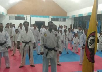 Beladiri Karate di Yapen Banyak Diminati Kalangan Anak-Anak.