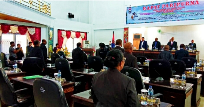 APBD Kabupaten Kepulauan Yapen Tahun 2020 di Sahkan