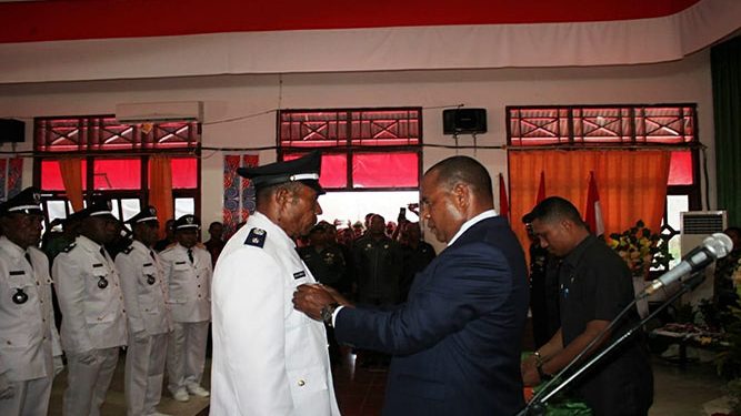 Angka “12” Menjadi Momen Pelantikan 57 Kepala Kampung Se Kabupaten Waropen