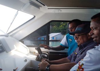 Cegah Penangkapan Ikan di Laut Papua, Kadis Kelautan dan Perikanan Resmikan KN. Korase