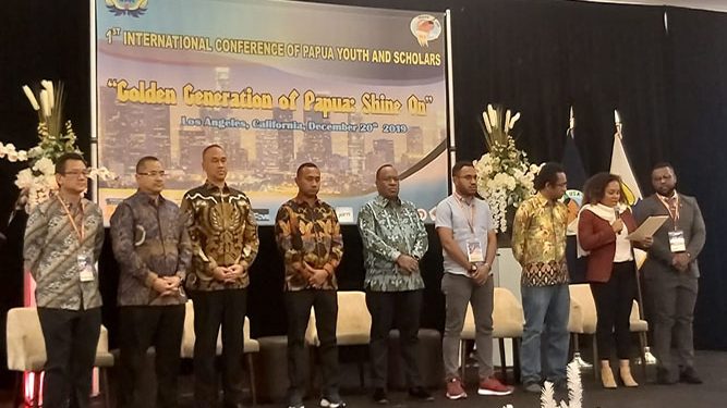 Pemuda dan Cendekiawan Papua Cetuskan Deklarasi Generasi Emas Papua di Los Angeles