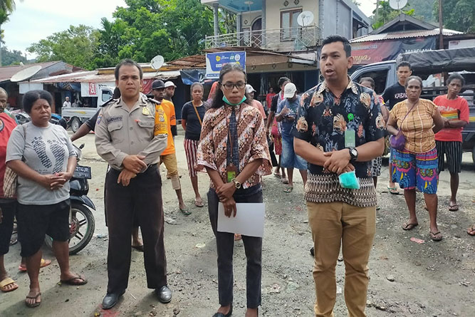 Puskesmas Depapre Dan Nimboran Sosialisasi Pencegahan Virus Corona