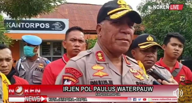 Kapolda Papua Pimpin Patroli Terkait Pencegahan Virus Corona
