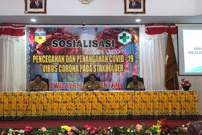 Cegah Corona Dinkes Puncak Jaya Gelar Sosialisasi