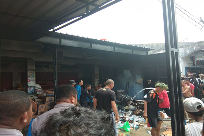 Sijago Merah Kembali Lahap 1 Unit Ruko di Sentani