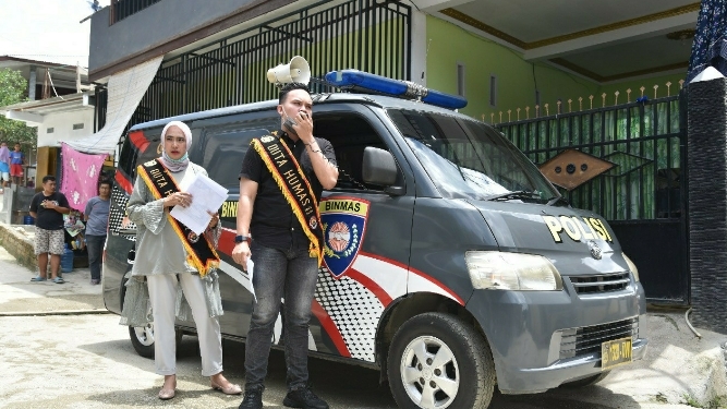 Duta Humas Polda Papua Kampanyekan Cegah Corona