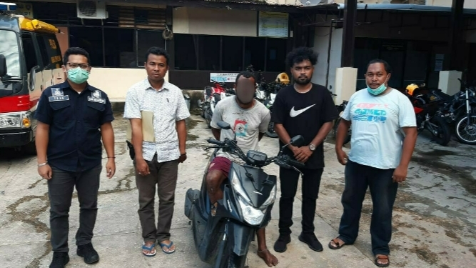 Asik Pesta Miras, Pelaku Curanmor di Tangkap