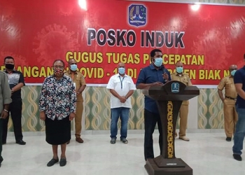 Enam  Warga Biak dan Dua Supiori Positif Corona