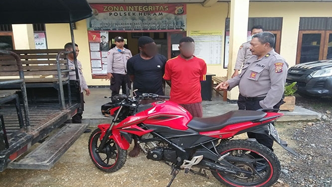 Dua Remaja Ditangkap Warga Karena Curi Motor