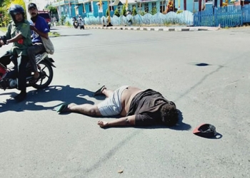Polisi Tangani Kecelakaan Tewasnya Seorang Warga di Nabire