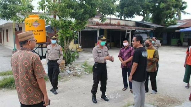 Polres Biak dan FKUB Sosialisasi Pandemi Virus Corona