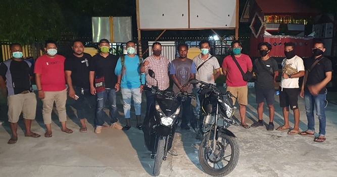 Polsel Sentani Bekuk Pelaku Curanmor