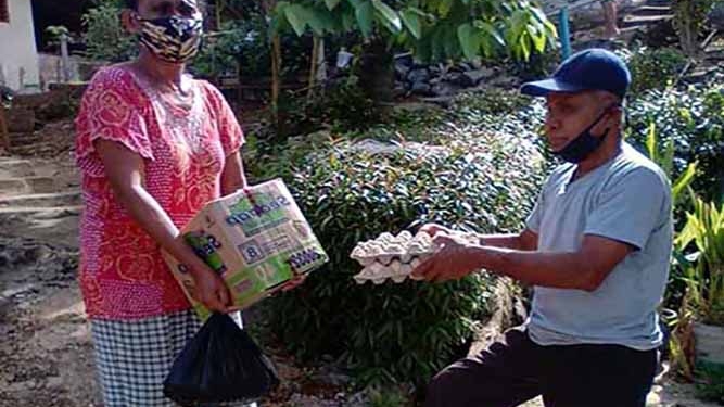 41 RT Kelurahan Ardipura Terima Bantuan Sembako