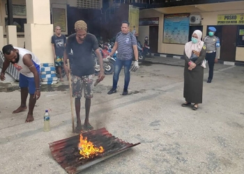 Sat Narkoba Polresta Jayapura Musnakan 60,9gr Ganja