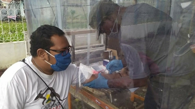 Hasil Rapid Test Wartawan Wamena Negatif