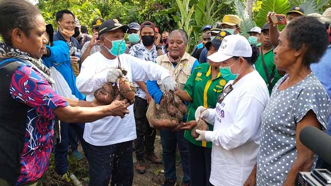 Bupati Jayapura Canangkan Kampung Sebagai Sumber Ketahanan Pangan