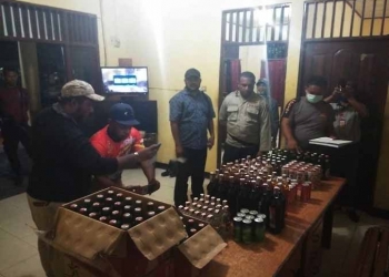 Polisi Tangkap Penjual Minuman Alkohol Ilegal Di Expo