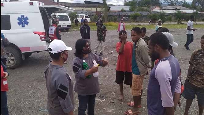 Supir Angkutan Umum Dapat Bantuan Dari PMI