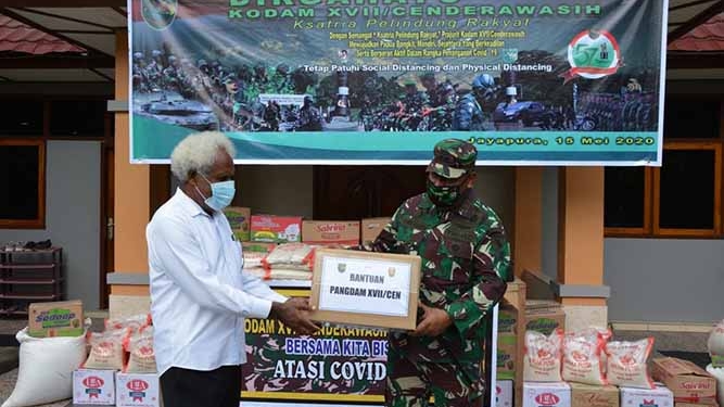Pangdam Berbagi Kasih, Jelang Hut Kodam XII Cenderawasih