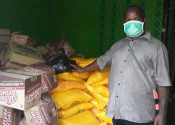 Bansos Pemkab Jayapura Dapat Sambutan Hangat Dari Masyarakat