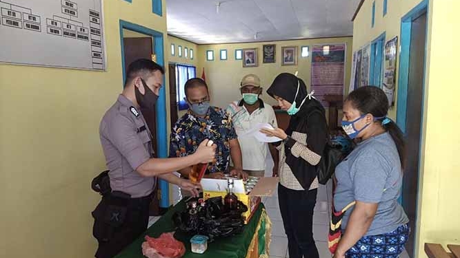 Polres Biak Kembali Sita Miras di Kampung Insrom