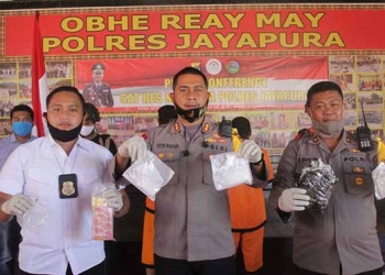 Polres Jayapura Tangkap Pemilik Sabu Senilai 1 Miliar