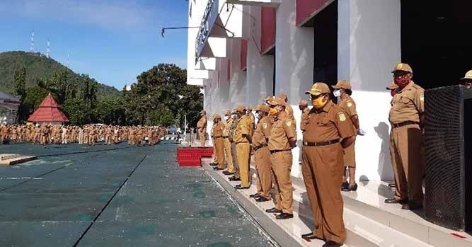 ASN di Provinsi Papua Mulai Kerja di kantor