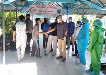 Enam Pasien Covid-19 di RSAL Lantaman X Jayapura Sembuh