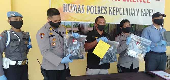Polres Yapen Ungkap Dua Kasus Pencurian