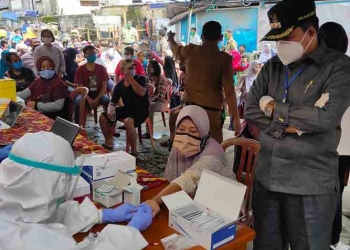 495 Pedagang Pasar Pagi Kota Jayapura Ikuti Repid Test