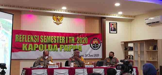 Reflesi Semester I Tahun 2020 Kapolda Papua