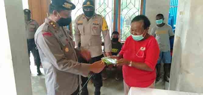 Sambangi Panti Asuhan Lahairoi Kapolres Yapen Penuhi Janji Bantu Bibit Tanaman