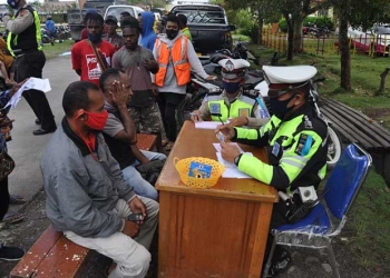 35 Kendaraan di Wamena Terjaring Rasia