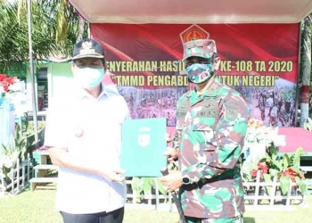 Danrem 173 PVB Tutup TMMD Ke-108 Diwilayah Kodim 1709 Yawa