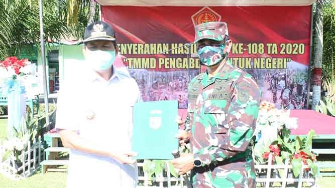 Danrem 173 PVB Tutup TMMD Ke-108 Diwilayah Kodim 1709 Yawa