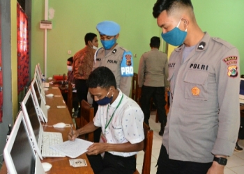 49 Calon Tamtama Polri Jalani Tes Akademik