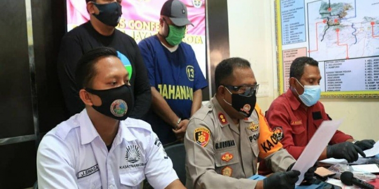 Polisi Jayapura Kota Tangkap Residivis Penjual Sabu