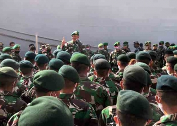 Danrem 172 PWY Lepas Tiga Batalyon Purna Tugas