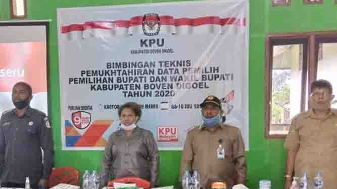 KPU Boven Digoel Mulai Lakukan Tahapan Pilkada 2020