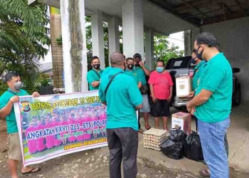 15 Tahun Mengabdi Bintara Polri Angkatan 26 Polres Yapen Berbagi