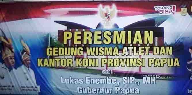 Lukas Enembe: Atlit Harus Semangat dan Rajin Berlatih Dengan Adanya Wisma Atlit