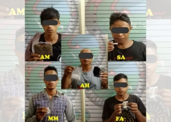 Polisi Tangkap 5 Pelaku Pemilik Sabu dan Ganja