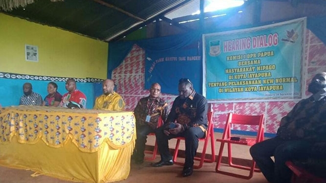 Kunker DPR Papua, Komisi I Gelar Hearing Dialog Dengan Masyarakat Meepago