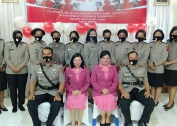 HUT Polwan Ke-72 Kapolres Yapen Beri Apresiasi Kepada Polwan Ikut Berperan Dalam Kamtibmas