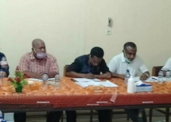 KPU Waropen, Gelar Rakor Pihak Terkait Jelang Pendaftaran