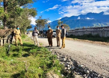 Bupati Pantau Pengerjaan Ruas Jalan Wesaput