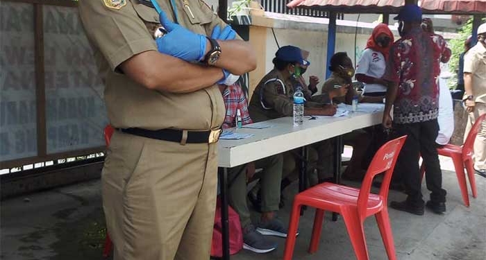 32 Warga Kota Terjaring Razia Masker di PTC Entrop