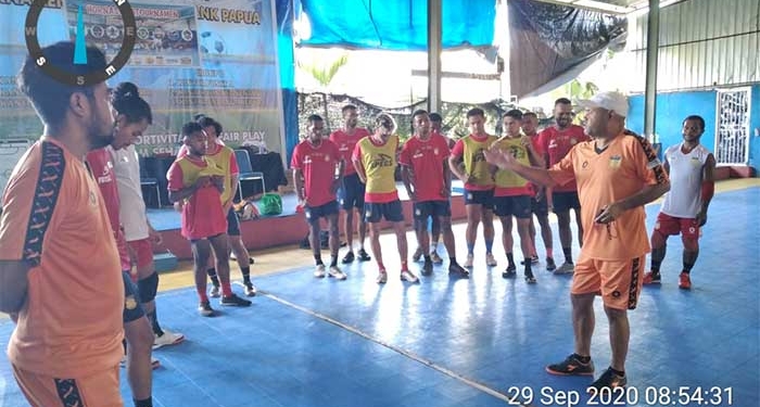 Tim Futsal PON Papua Fokus Latihan Taktik