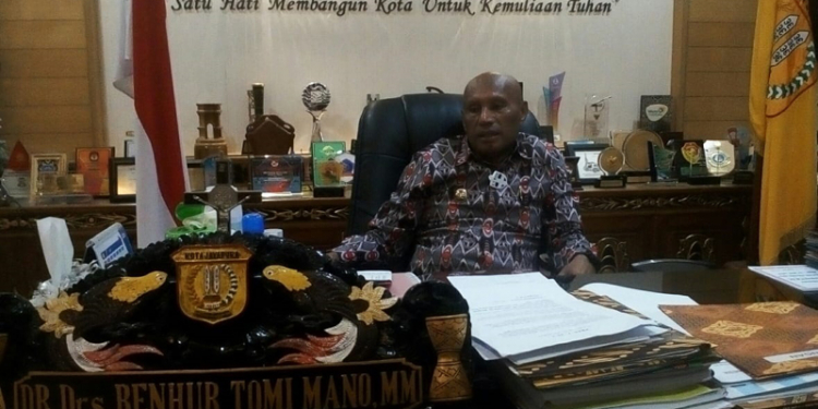 suasana Walikota usai diwawancarai